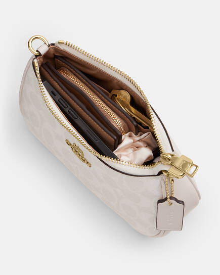 Mini Crossbody Bag White – Compact Everyday Shoulder Purse with Adjustable Strap | Coach Teri