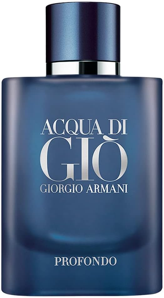 Men's Eau de Parfum 75ml – Fresh Aquatic & Aromatic Fragrance for Everyday Wear | Giorgio Armani Acqua Di Gio Profondo
