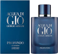 Men's Eau de Parfum 75ml – Fresh Aquatic & Aromatic Fragrance for Everyday Wear | Giorgio Armani Acqua Di Gio Profondo