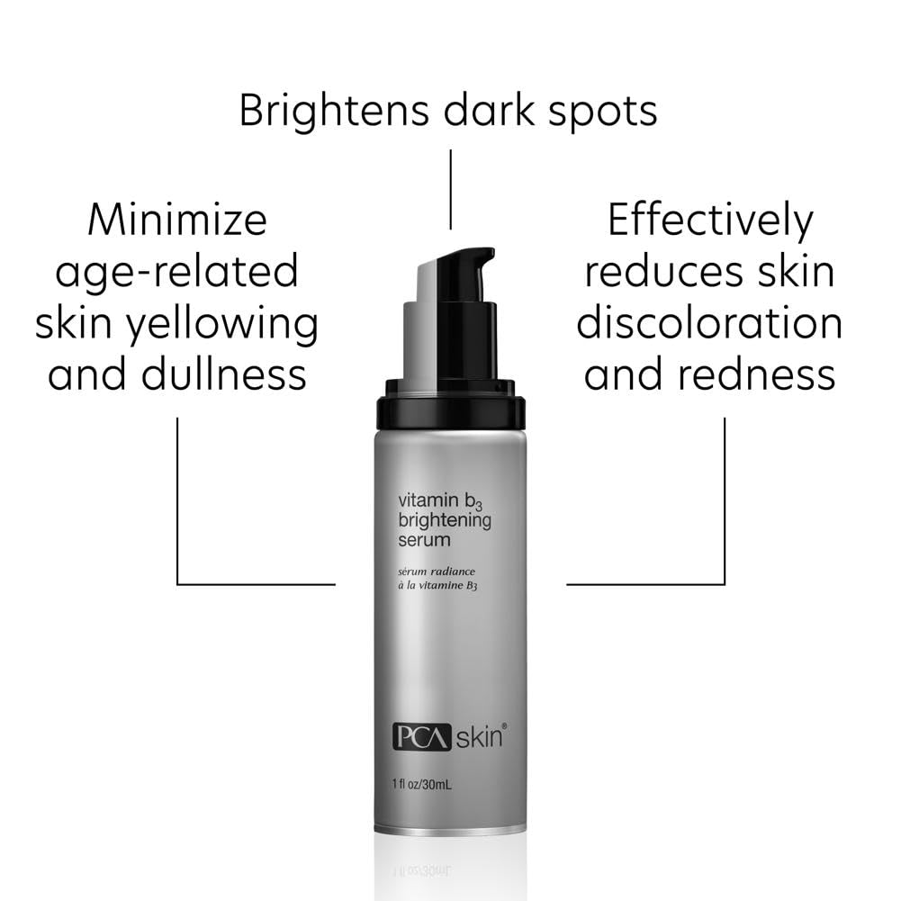 Vitamin B3 Brightening Serum 1 Oz – Facial Serum for Uneven Tone, Discoloration & Radiant-Looking Skin | PCA SKIN