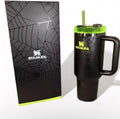 40 Oz Stainless Steel Insulated Tumbler – Halloween-Themed Travel Mug with FlowState Lid for Hot & Cold Drinks | Stanley 1913 Quencher H2.0