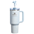 40 Oz Insulated Tumbler – Alpine Blue Floral Toile Design, Reusable Travel Cup with FlowState Lid | Stanley x LoveShackFancy
