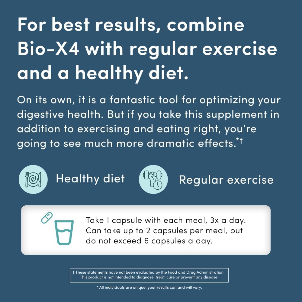 Bio-X4 Nucific Probiotic All Natural Weight Loss Metabolism Boost Best Bio x4