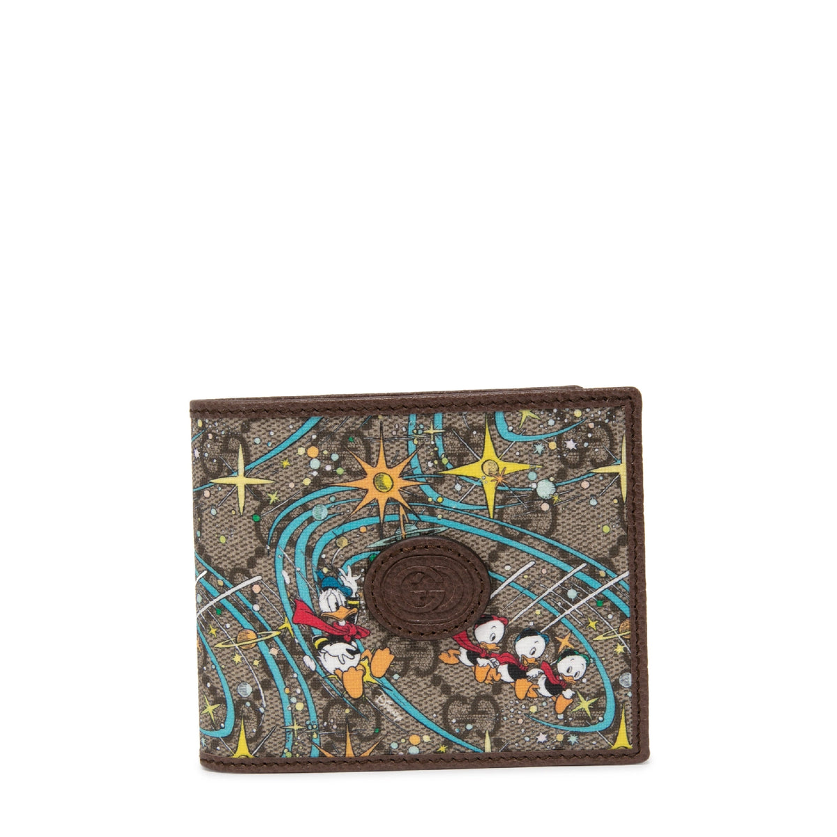 Men's Donald Duck Billfold Wallet – Disney Character Design, Compact Card & Cash Holder | Gucci x Disney