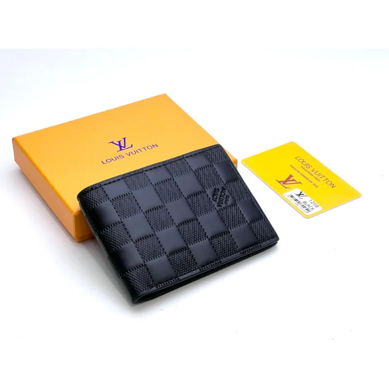 Men's Leather Wallet – Classic Refined Design, Compact Card & Cash Holder for Everyday Use  Louis Vuitton