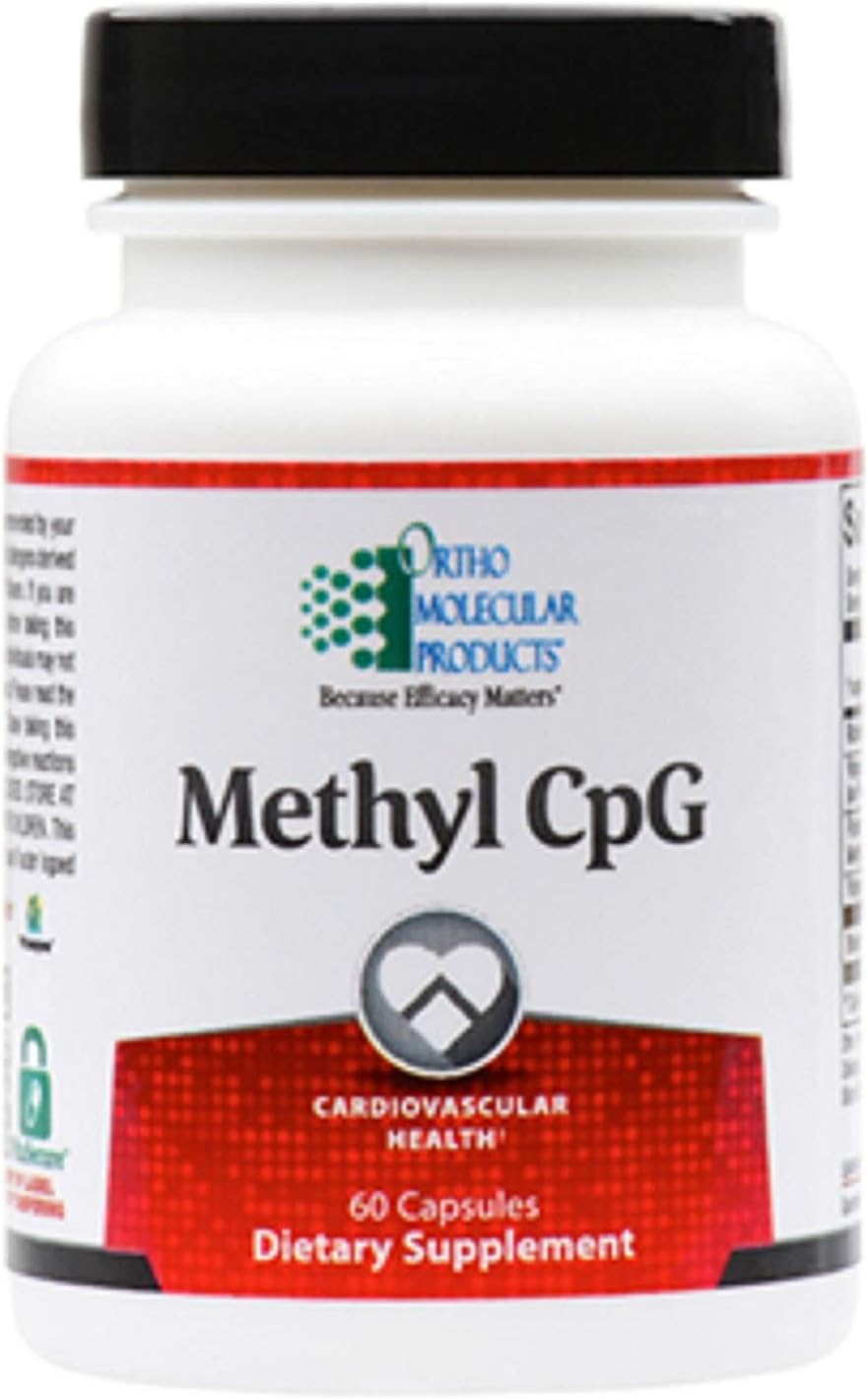 Methylation Support Supplement 180 Capsules – 3-Pack Daily Nutritional Formula for Cellular Health & Wellness | Ortho Molecular Methyl CpG