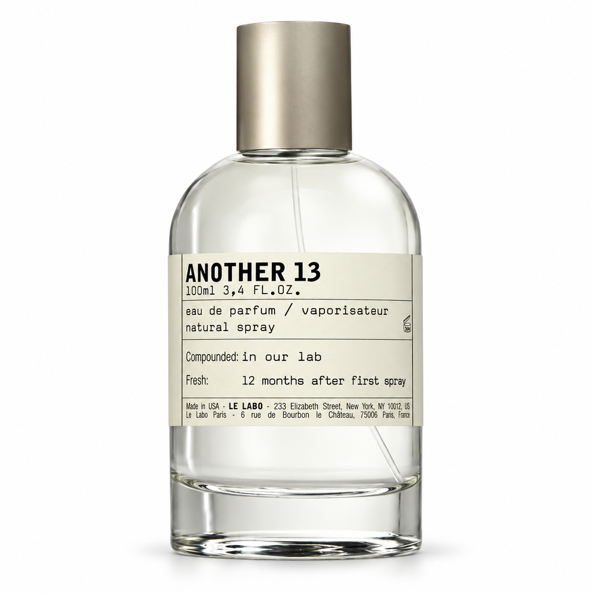Unisex Eau de Parfum 100ml – Long-Lasting Clean Musky Fragrance for Everyday Wear | Le Labo Another 13