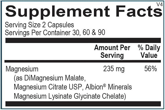 Reacted Magnesium 60 Capsules – Magnesium Supplement for Daily Mineral Support & Nutritional Wellness  Ortho Molecular