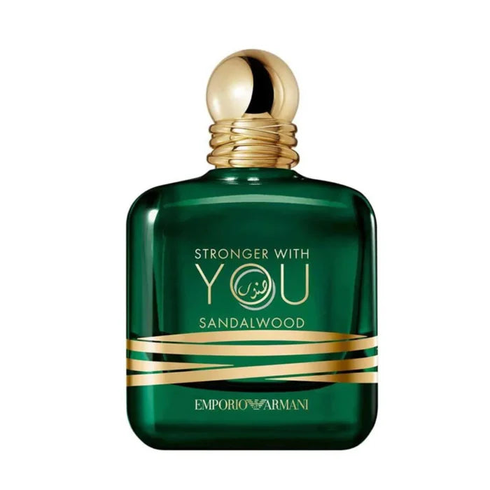 Unisex Eau de Parfum 100ml – Warm Sandalwood Fragrance, Rich Woody Notes for Men & Women | Emporio Armani Stronger With You