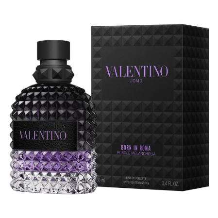 Unisex Eau de Toilette 100ml – Modern Purple Fragrance for Men & Women, Stylish Everyday & Evening Scent | Valentino Uomo Born in Roma Purple Melancholia