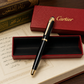 Cartier Black Gold Composite Executive Rollerball Pen Rare AD VIP Gift