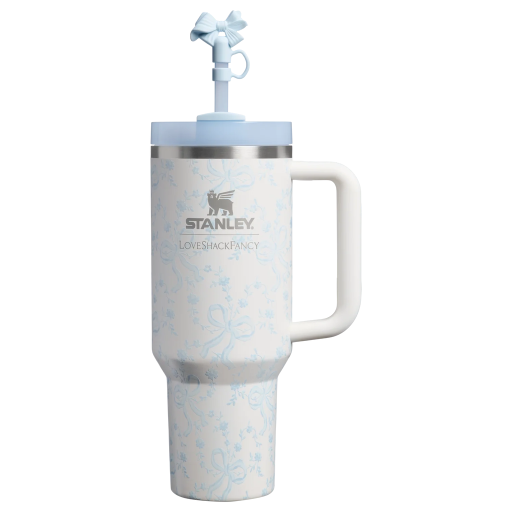 40 Oz Insulated Tumbler – Floral Designer-Inspired Reusable Water Cup with FlowState Lid | Stanley 1913 x LoveShackFancy