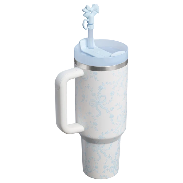 40 Oz Insulated Tumbler – Floral Designer-Inspired Reusable Water Cup with FlowState Lid | Stanley 1913 x LoveShackFancy