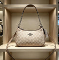 Women's Teri Shoulder Bag – Signature Denim in Blue and Natural Tones, Stylish Everyday Handbag | COACH CAF82