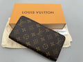 Women's Zip-Around Wallet – Classic Monogram Canvas with Fuchsia Interior, Everyday Card & Cash Organizer | Louis Vuitton Zippy