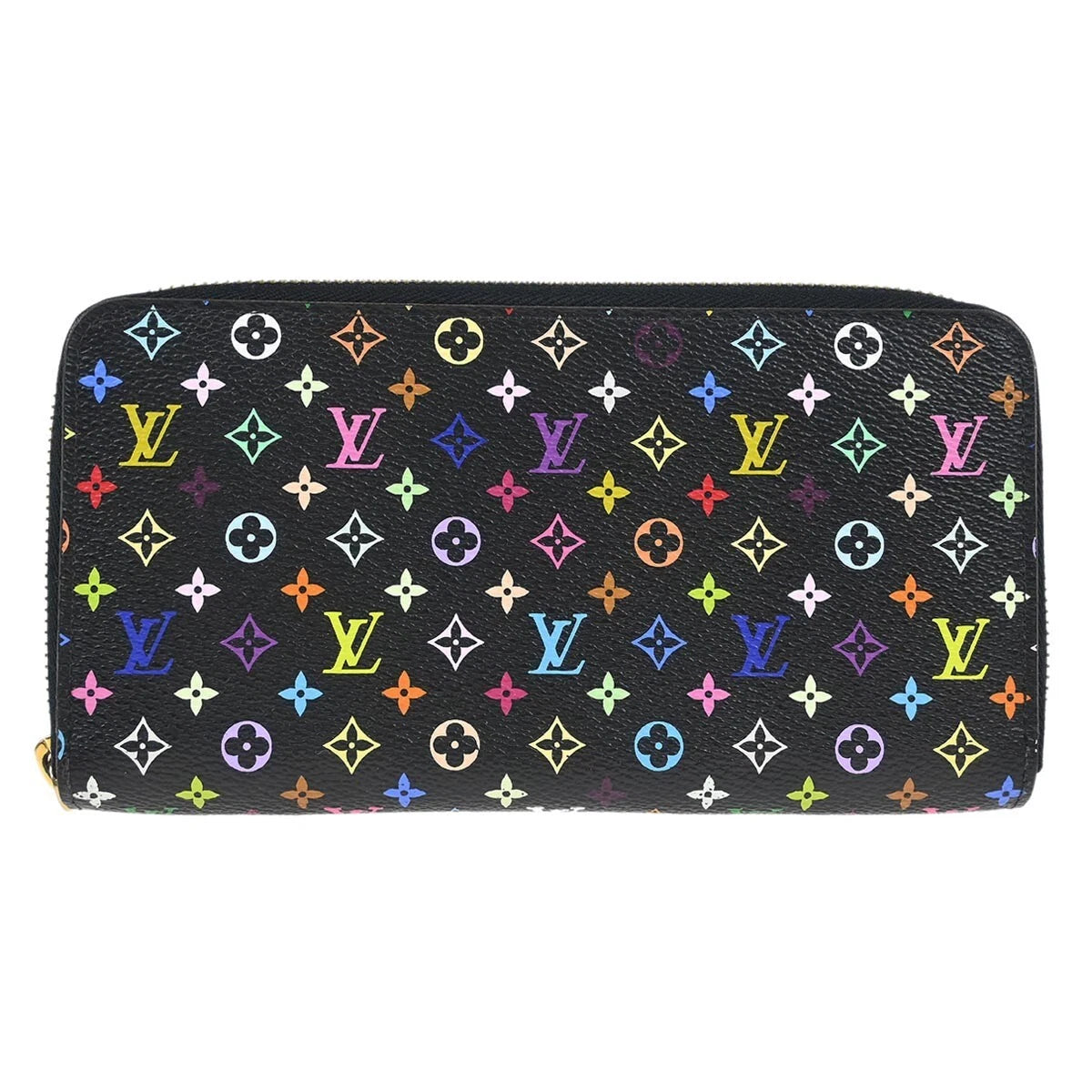 Women's Zippy Wallet – Black Multicolor Monogram Design, Zip-Around Card & Cash Organizer  Louis Vuitton